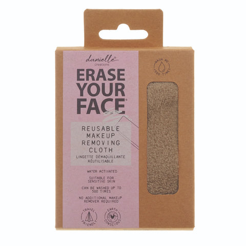 Erase Your Face EYF0003DG Makeup Removing Cloth - Grey