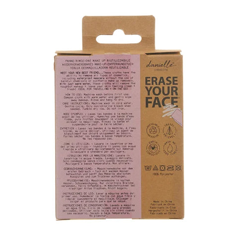 Erase Your Face EYF0003DG Makeup Removing Cloth - Grey