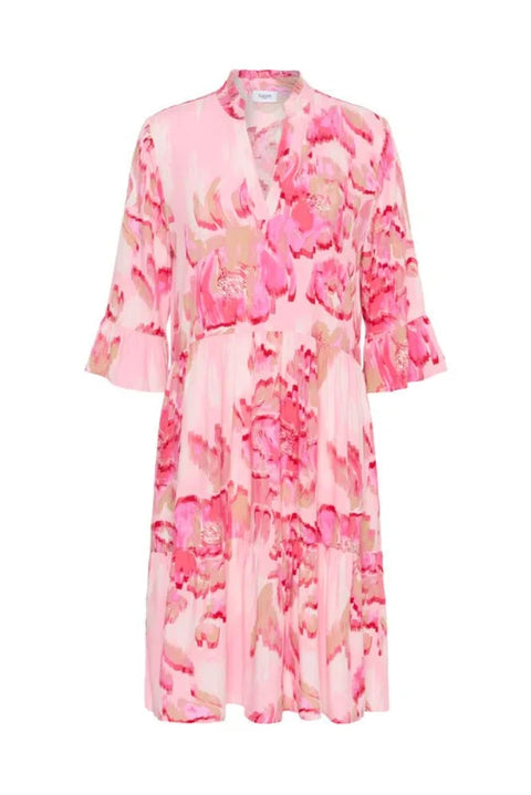 Saint Tropez Eda Dress In Poppy Shaded Flower