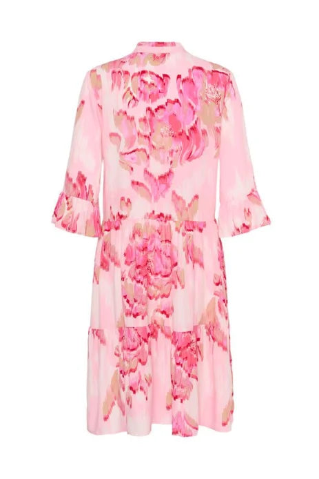 Saint Tropez Eda Dress In Poppy Shaded Flower