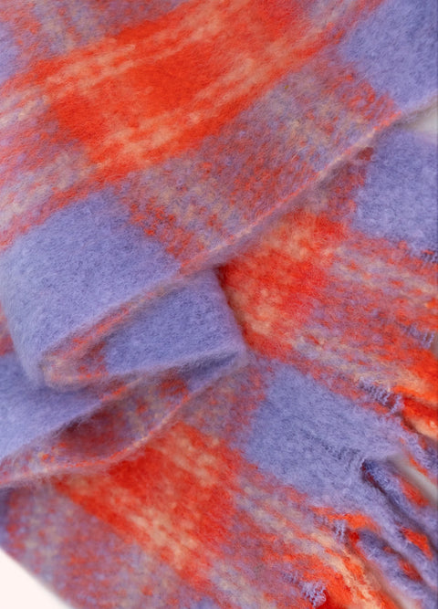 Powder FLO19 Flora Scarf in Tangerine Mix