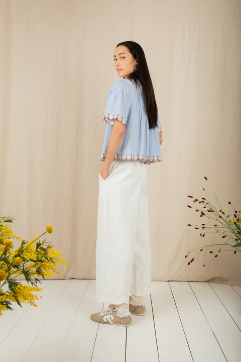 Bonte Flora Top In Blue