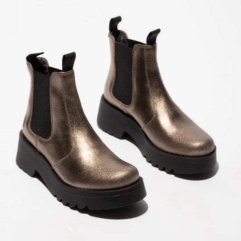 Fly London Medi789 In Valley Dark Gold