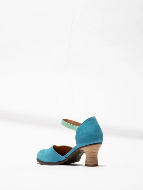 Fly London Besh087 In Blue/Scarlet/Green