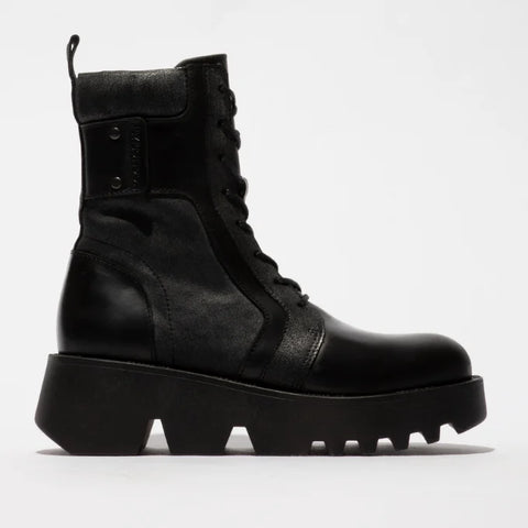 Fly London Zely315 In Rug/Mack Black
