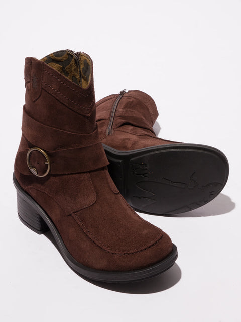 Fly London Celk492 Oil Suede In Expresso