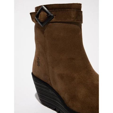 Fly London Yuji693 In Oil Suede Elephant