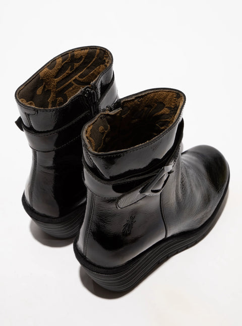 Fly London Yuji596 In Nappalak Black