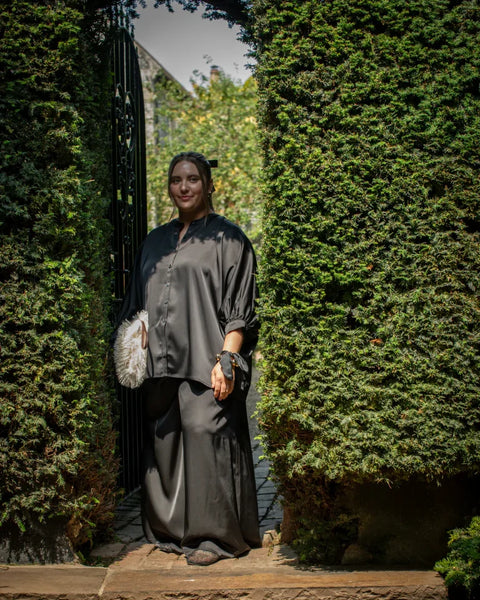 Chalk Palmer Trouser In Black