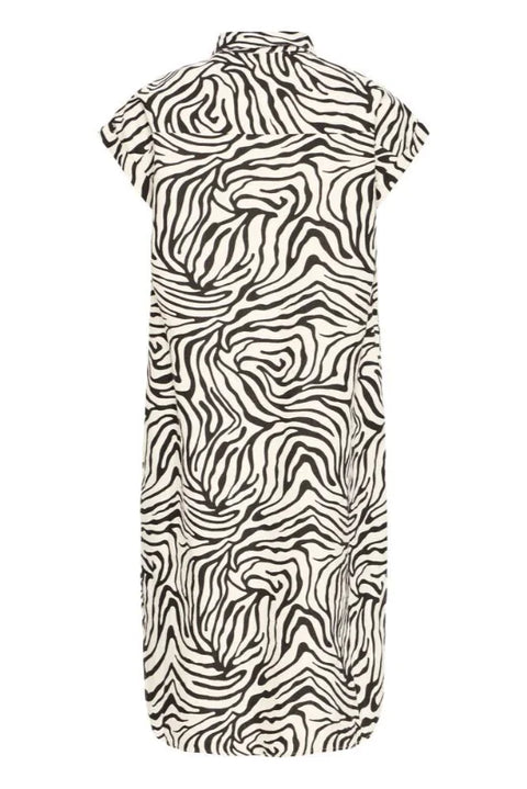 B Young Falakka Ss Shirt Dress In Meteorite Animal