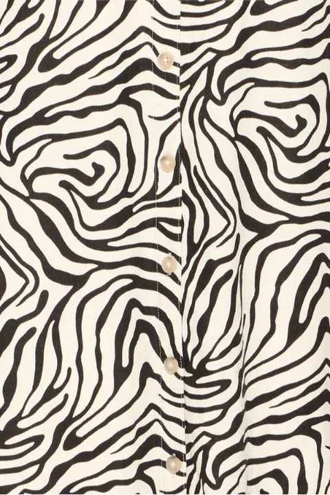 B Young Falakka Ss Shirt Dress In Meteorite Animal