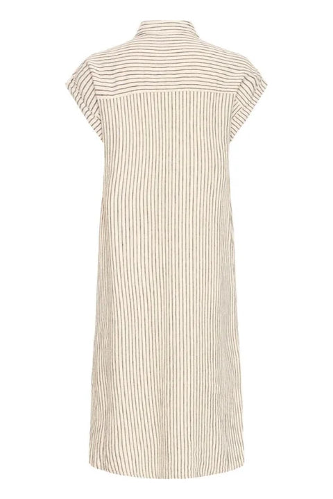 B Young Falakka Ss Shirt Dress In Rainy Day Stripe