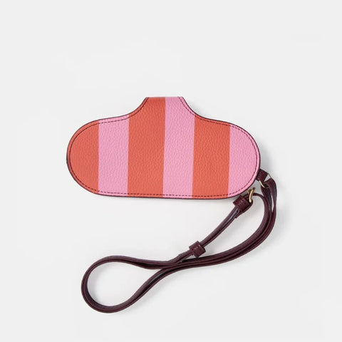 Caroline Gardner Gifts GSF101 Orange/Pink & Green/Pink Stripe Fold Glasses Case