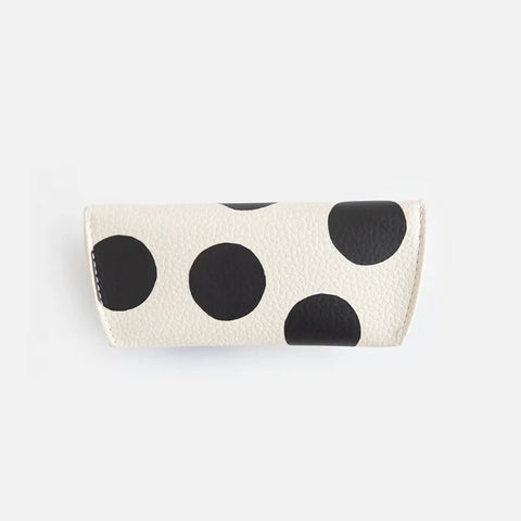 Caroline Gardner Gifts GSS116 Mono Scattered Dot Flap Glasses Case