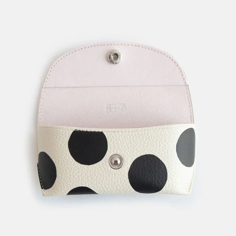 Caroline Gardner Gifts GSS116 Mono Scattered Dot Flap Glasses Case
