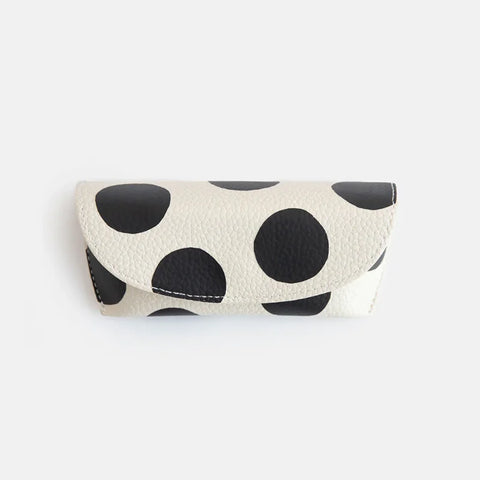 Caroline Gardner Gifts GSS116 Mono Scattered Dot Flap Glasses Case