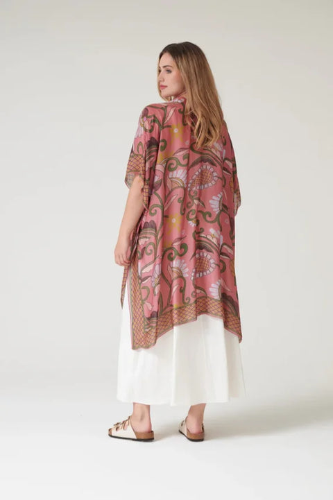 One Hundred Stars Giant Kantha Dusk Throwover