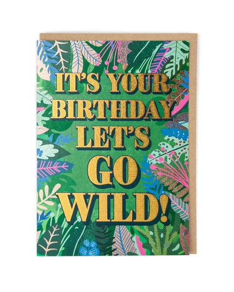 Cath Tate Cards HF2156 Let's Go Wild