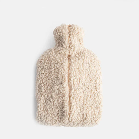 Caroline Gardner Gifts HWB104 Oat/Charcoal Heart Borg Hot Water Bottle