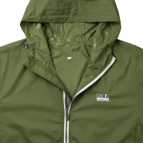 Roka London Holborn Avocado Recycled Nylon Ripstop