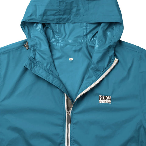 Roka London Holborn Teal Recycled Nylon Ripstop