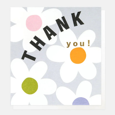 Caroline Gardner Cards JFY014 Thank You Flower Heads