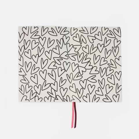 Caroline Gardner Gifts JRN106 Wine & Pink/Green Stripe Pocket Journal Set