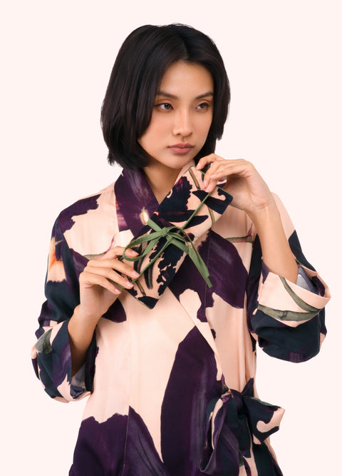 Powder JRO8 Jewellery Roll - Midnight Orchid