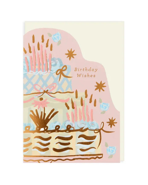 Cath Tate Cards K1 Birthday Wishes Cake Card
