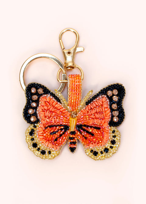 Powder KEY26 Bonny Butterfly Beaded Keychain