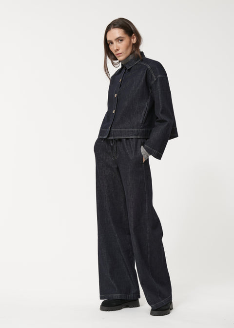 Humility Kanao Jacket In Blue Denim