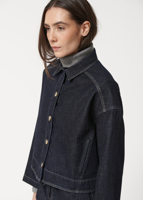 Humility Kanao Jacket In Blue Denim