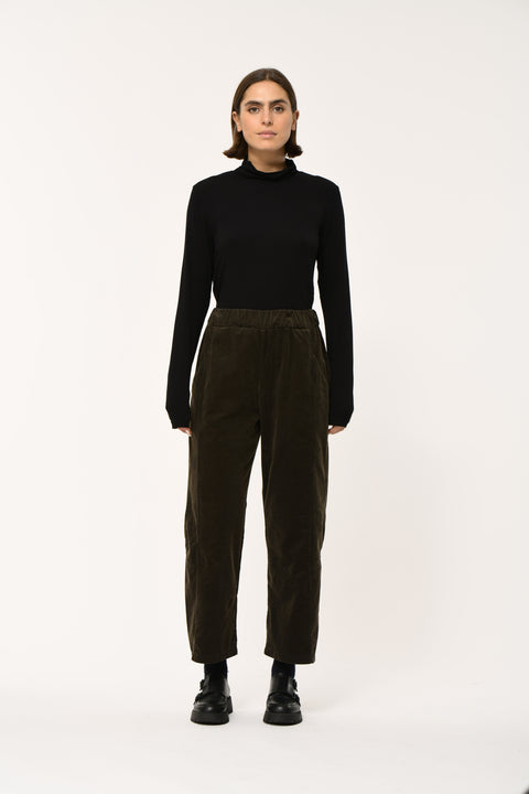 Humility Komori Trousers In Chocolate