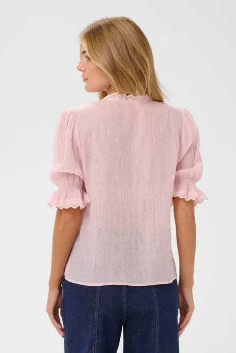 Saint Tropez Kristel Shirt In Chalk Pink