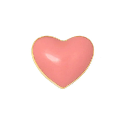 LULU Copenhagen LULU1024 Love U Ear stud In Burnt Coral