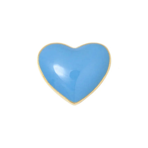 LULU Copenhagen LULU1024 Love U Ear stud In Light Blue