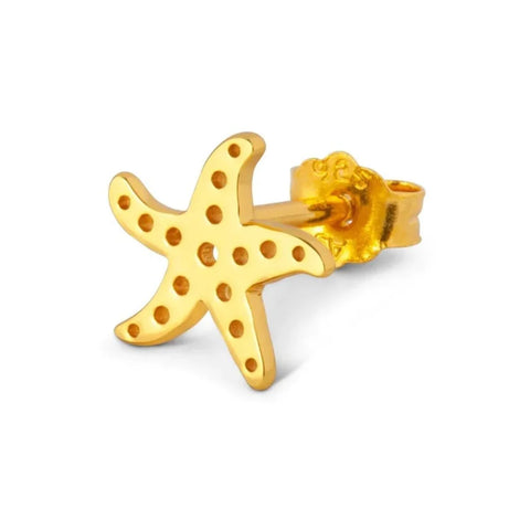LULU Copenhagen LULU1385 Starfish Ear stud In Gold Plated