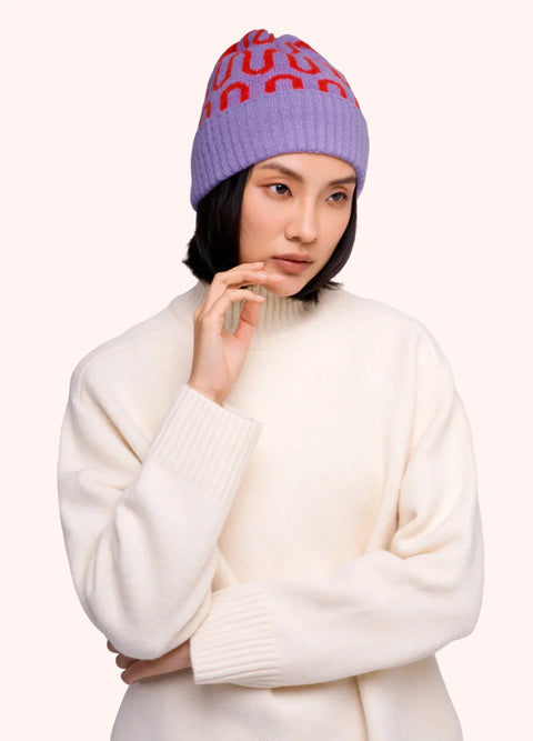 Powder LUN2 Luna Beannie In Lilac