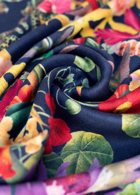 Powder LUX17 Botanical Kaleidoscope Lux Print Scarf
