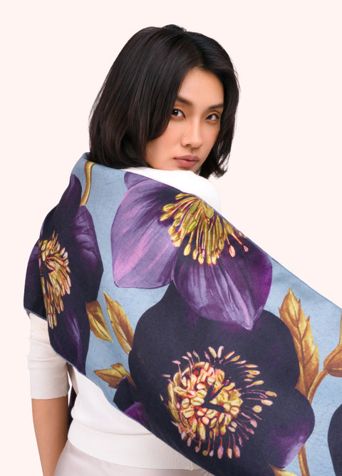 Powder LUX19 Hellebore Lux Print Scarf