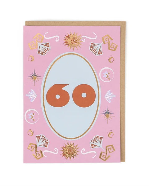 Cath Tate Cards M26 60th Birthday Card