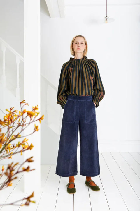 Bonte Margo Top In Midnight/ Olive