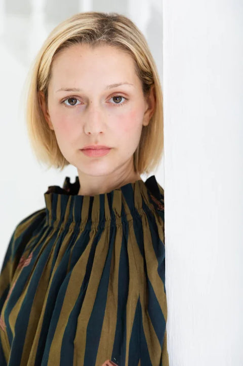 Bonte Margo Top In Midnight/ Olive