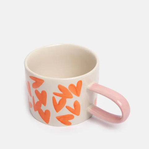 Caroline Gardner Gifts Mgg114 Red Magnet Hearts Ceramic Mug