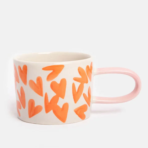 Caroline Gardner Gifts Mgg114 Red Magnet Hearts Ceramic Mug