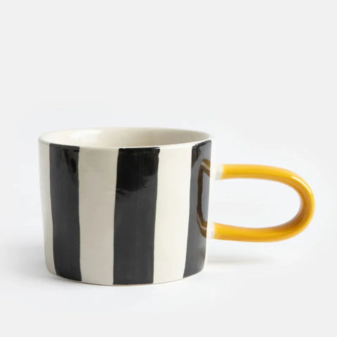 Caroline Gardner Gifts MGG118 Mono Big Stripe Mug