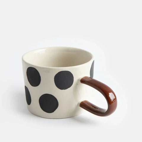 Caroline Gardner Gifts MGG119 Mono Scattered Dots Mug
