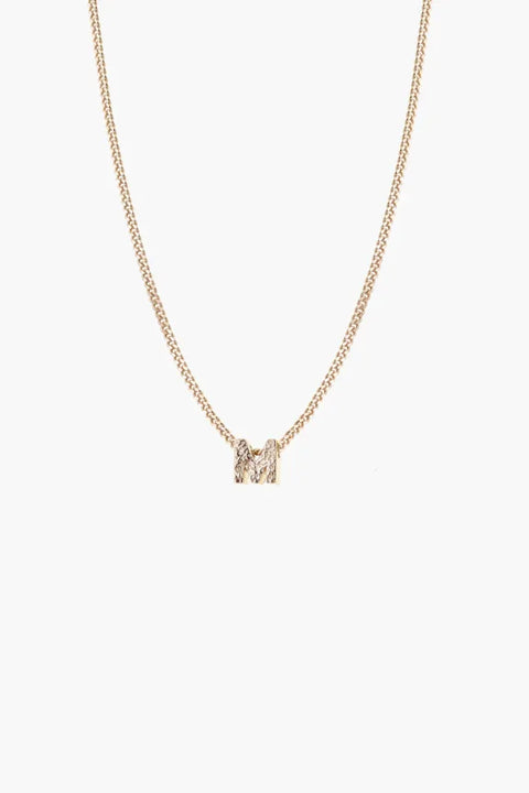 Tutti & Co NE655G M Alphabet Necklace