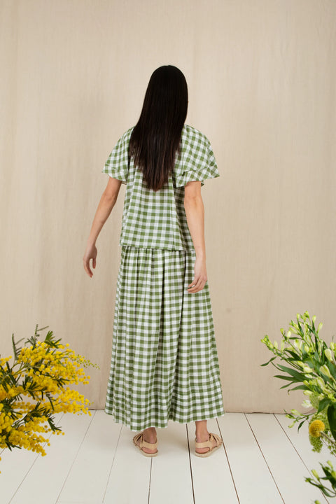 Bonte Mina Top In Aloe