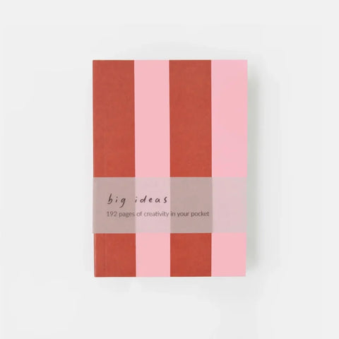 Caroline Gardner Gifts MNB105 Orange/Pink A6 Thin Softback Notebook